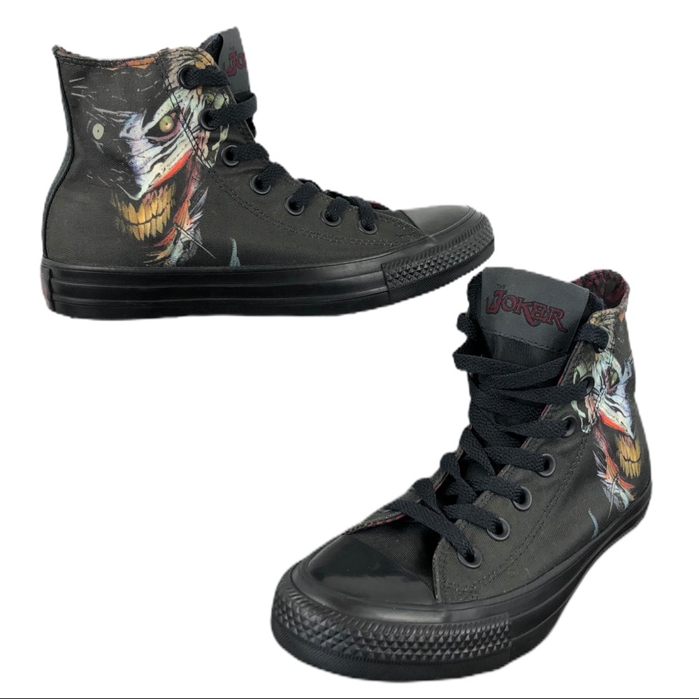 🆕 DC Comics x Converse CTAS Hi Joker RARE Shoes